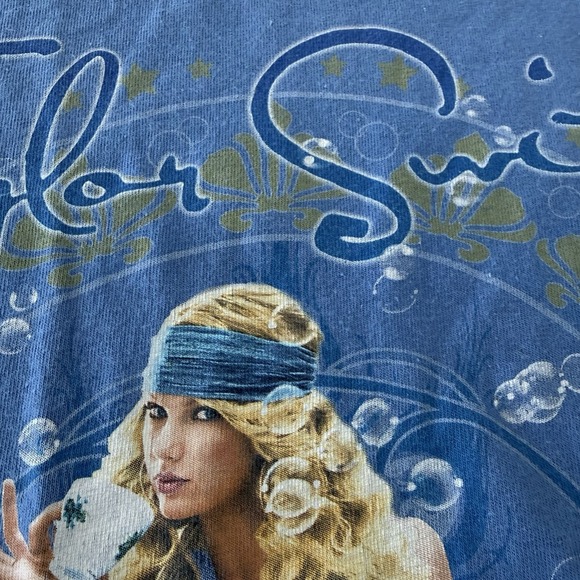 Taylor Swift 2009 Fearless Tour T-Shirt Size Small  Double-Sided Bubbles - Picture 6 of 16